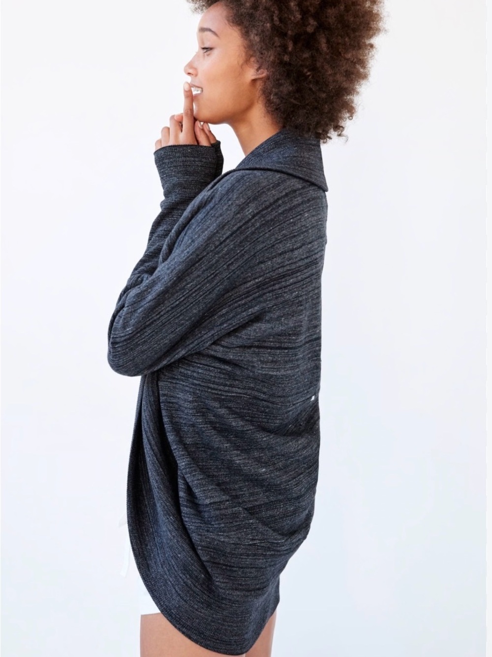 Cozy Charcoal Wilfred Diderot Women's Sweater